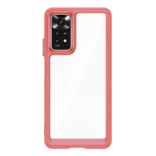 Outer Space Case silicone case for Xiaomi Poco M4 Pro 5G - red_0