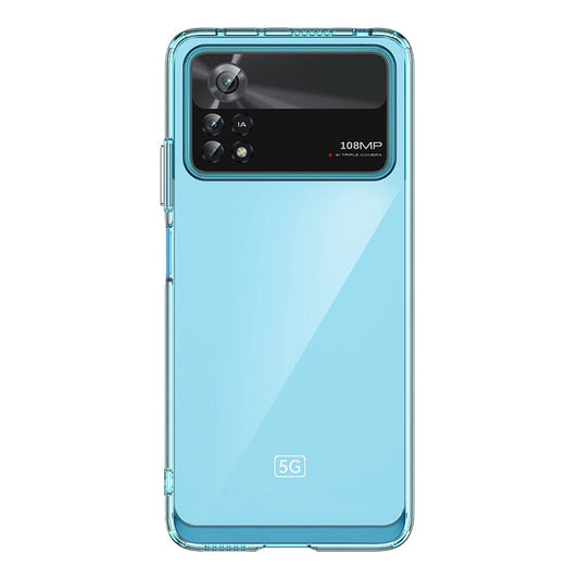 Outer Space Case for Xiaomi Poco X4 Pro 5G cover with a flexible frame blue_0