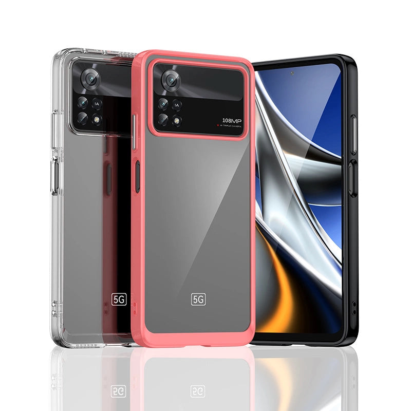 Outer Space Case for Xiaomi Poco X4 Pro 5G cover with a flexible frame blue_1