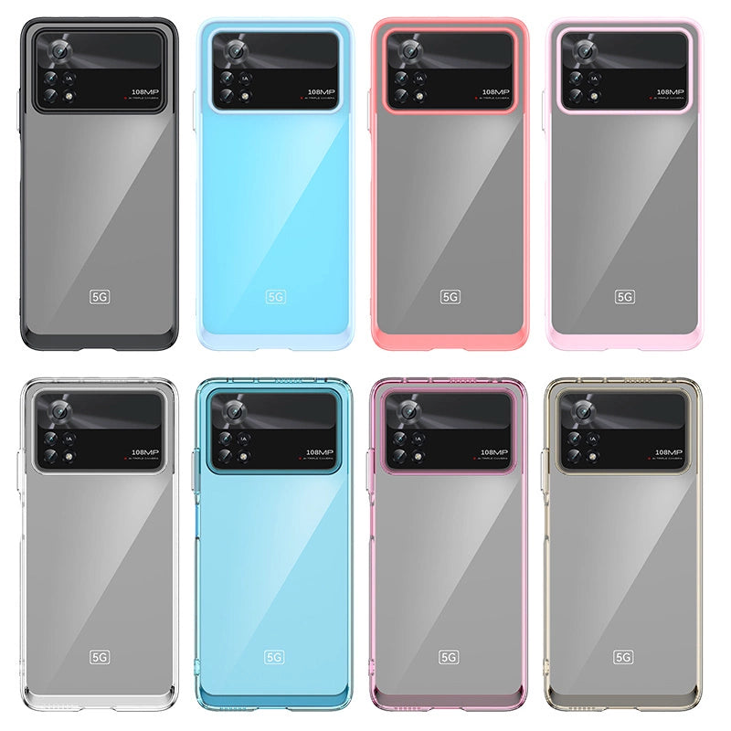 Outer Space Case for Xiaomi Poco X4 Pro 5G cover with a flexible frame blue_5