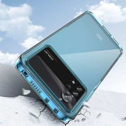 Outer Space Case for Xiaomi Poco X4 Pro 5G cover with a flexible frame blue_7