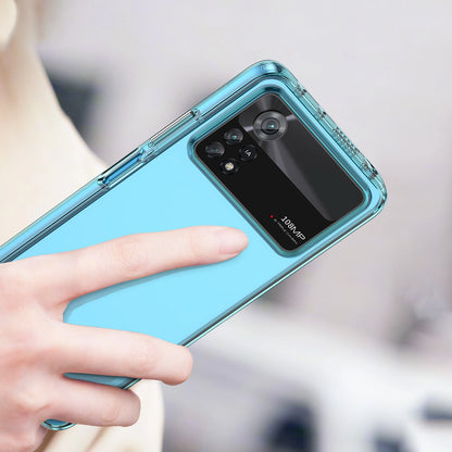 Outer Space Case for Xiaomi Poco X4 Pro 5G cover with a flexible frame blue_8