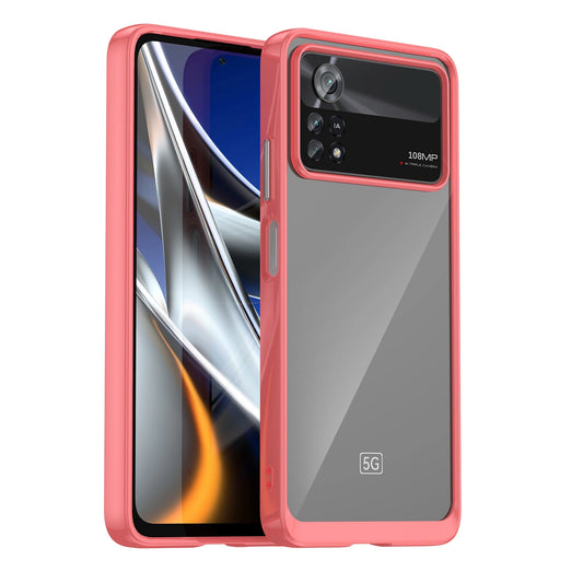 Outer Space Case Xiaomi Poco X4 Pro 5G cover with a flexible frame red_0