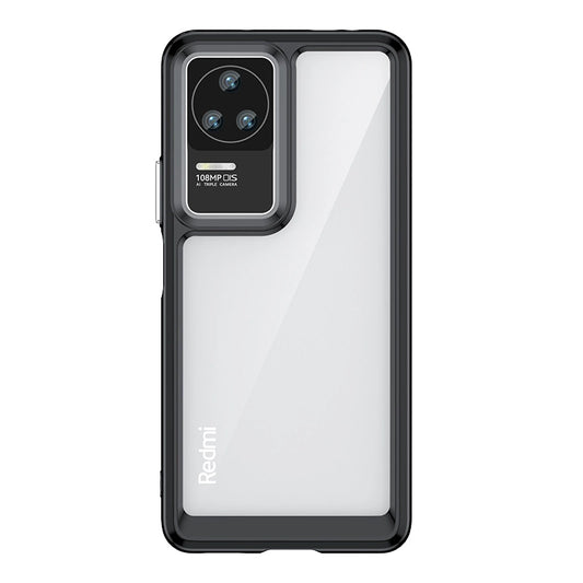 Outer Space Case for Xiaomi Poco F4 5G cover with a flexible frame black_0