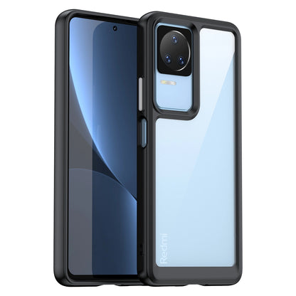 Outer Space Case for Xiaomi Poco F4 5G cover with a flexible frame black_10
