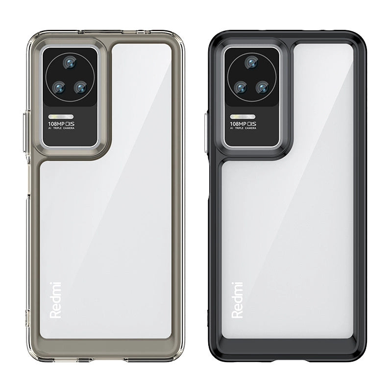 Outer Space Case for Xiaomi Poco F4 5G cover with a flexible frame blue_4