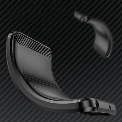 Carbon Case for Xiaomi Poco F4 5G flexible silicone carbon cover black_10