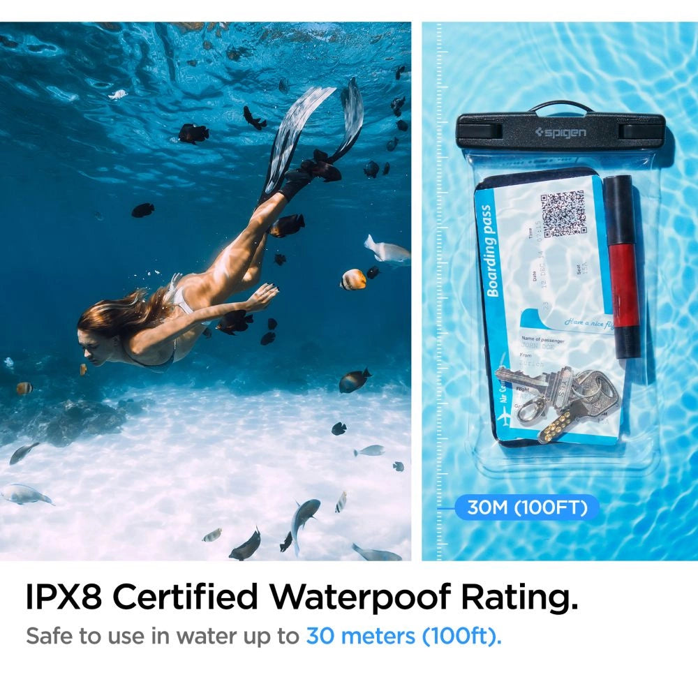 Spigen Aqua Shield A601 Case Waterproof IPX8 - Transparent_10