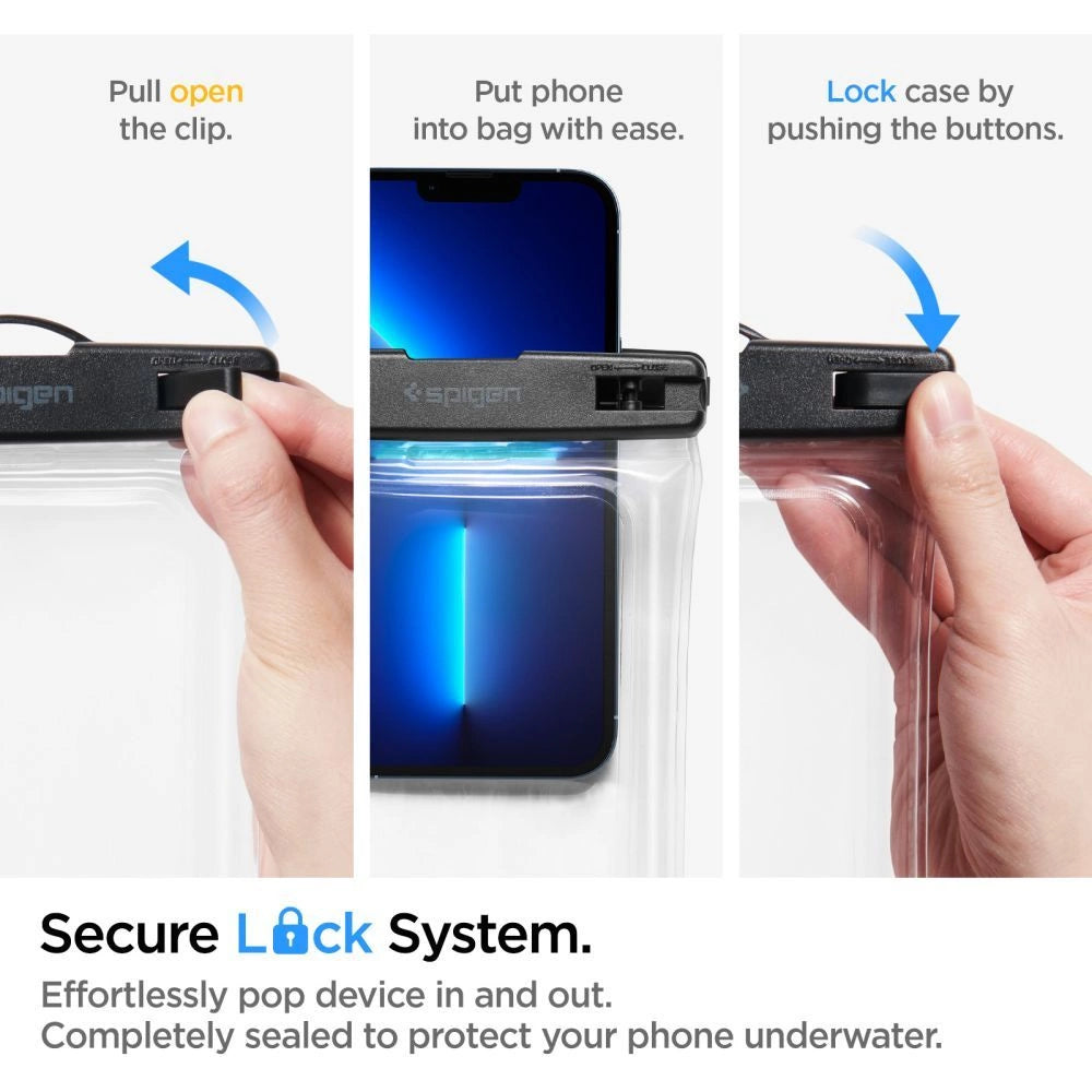 Spigen Aqua Shield A610 Case Waterproof Floating on Water - Transparent_10