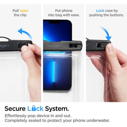 Spigen Aqua Shield A610 Case Waterproof Floating on Water - Transparent_10