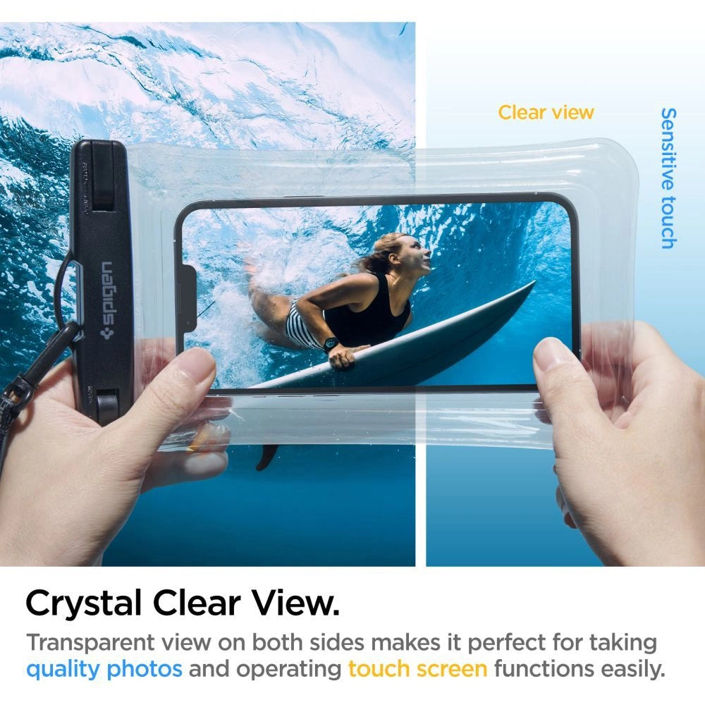 Spigen Aqua Shield A610 Case Waterproof Floating on Water - Transparent_6