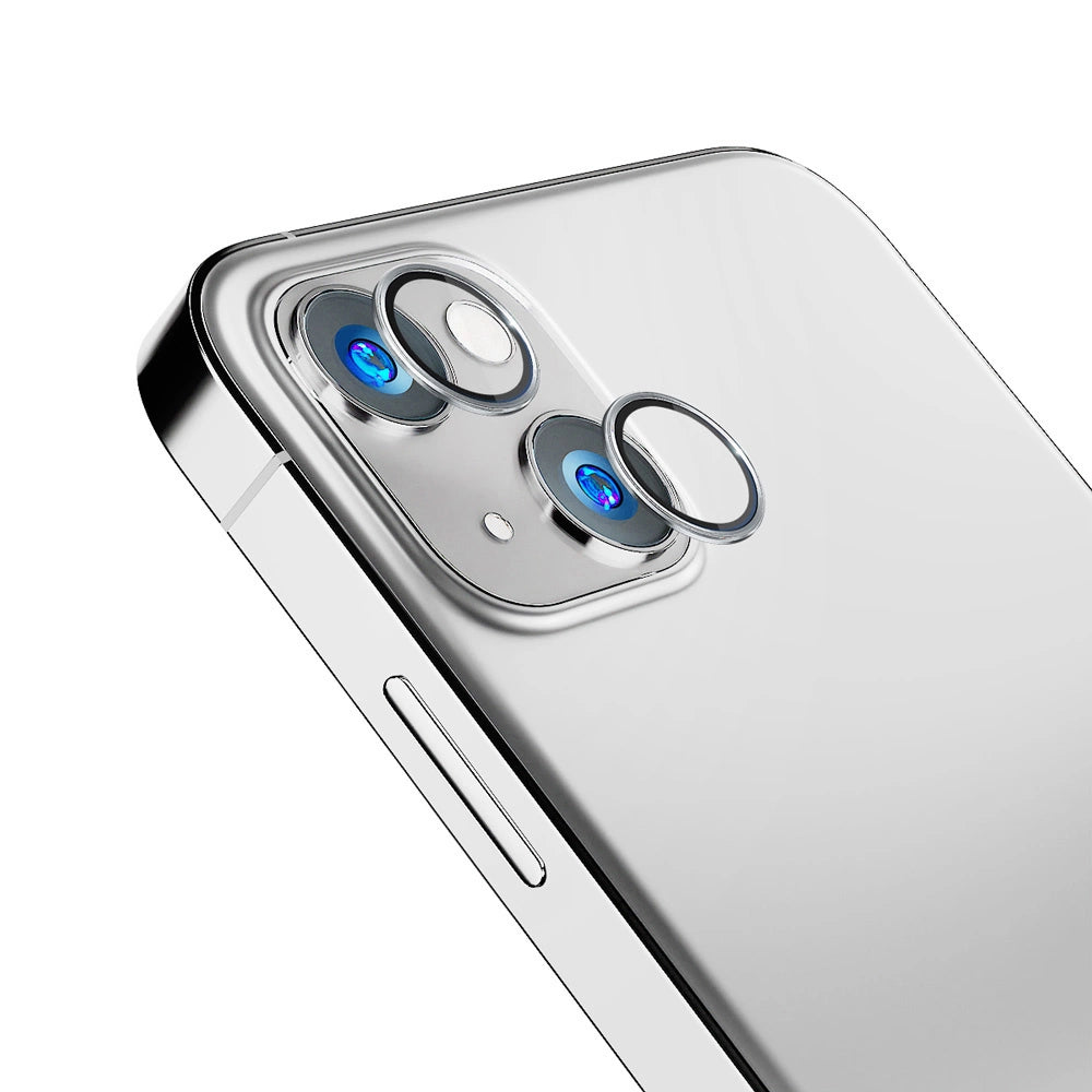Camera glass for iPhone 14 Plus 9H for 3mk Lens Protection Pro series lens - silver_1