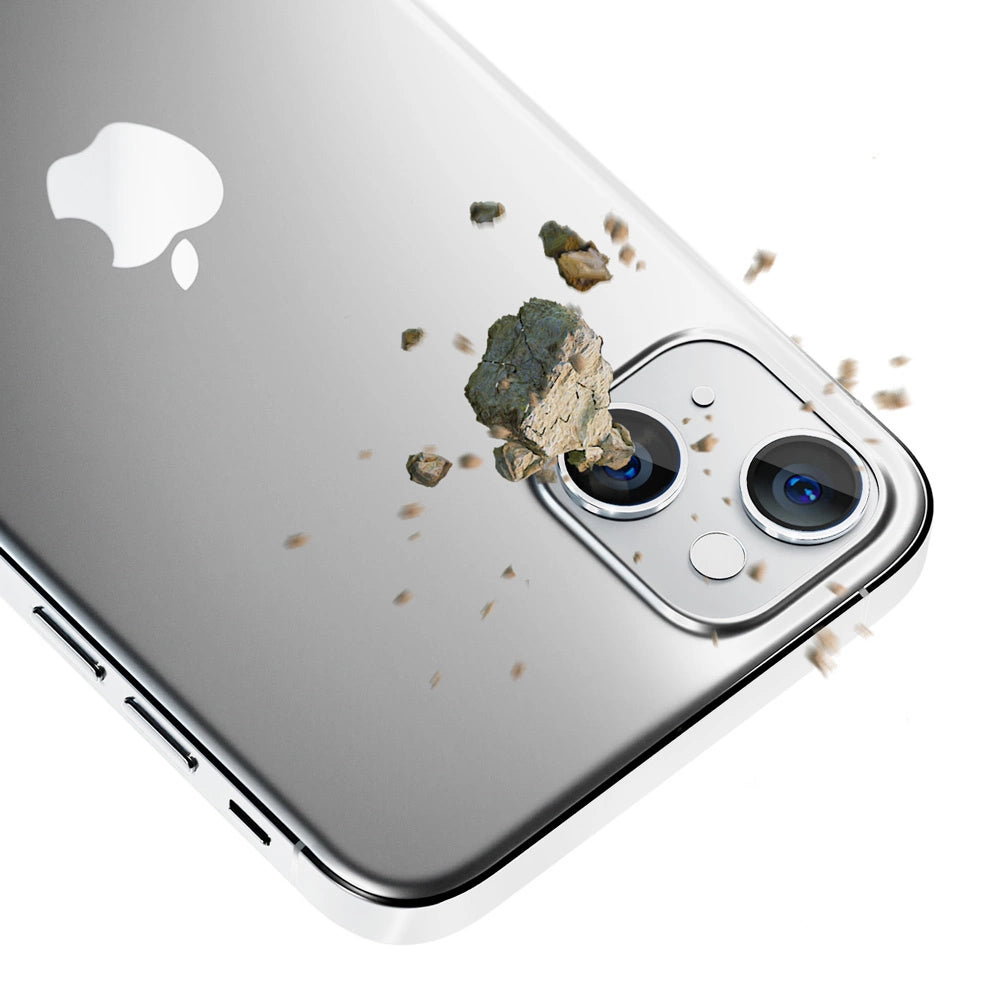 Camera glass for iPhone 14 Plus 9H for 3mk Lens Protection Pro series lens - silver_2