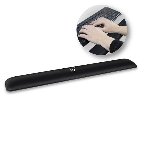 Ewent EW3180 descansa muÃ±ecas PoliÃ©ster, Caucho Negro_3