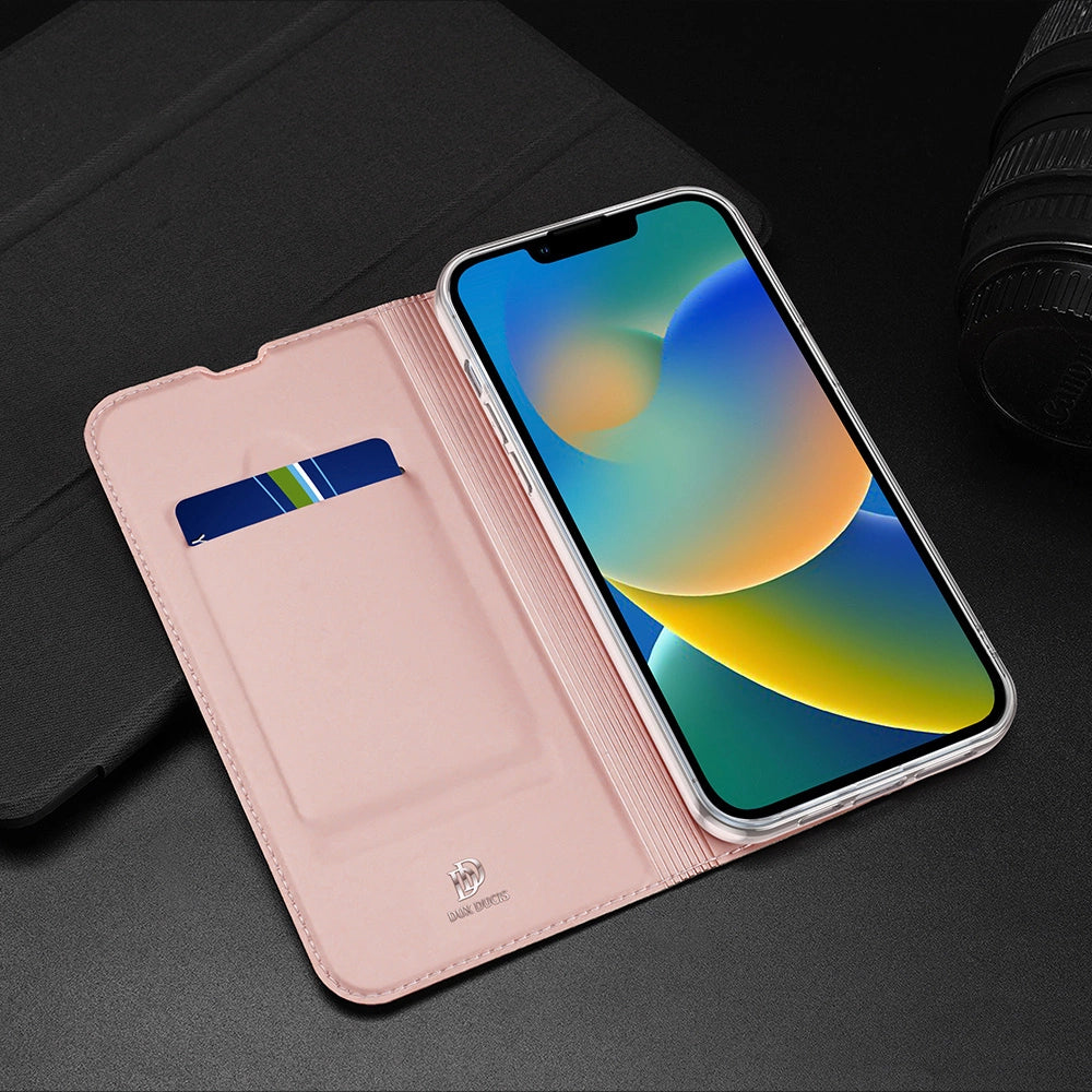 Dux Ducis Skin Pro Holster Flip Cover for iPhone 14 Plus blue_21