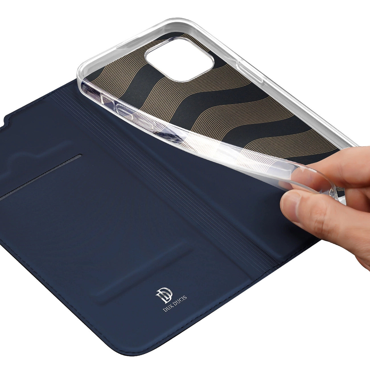 Dux Ducis Skin Pro Holster Flip Cover for iPhone 14 Plus blue_6