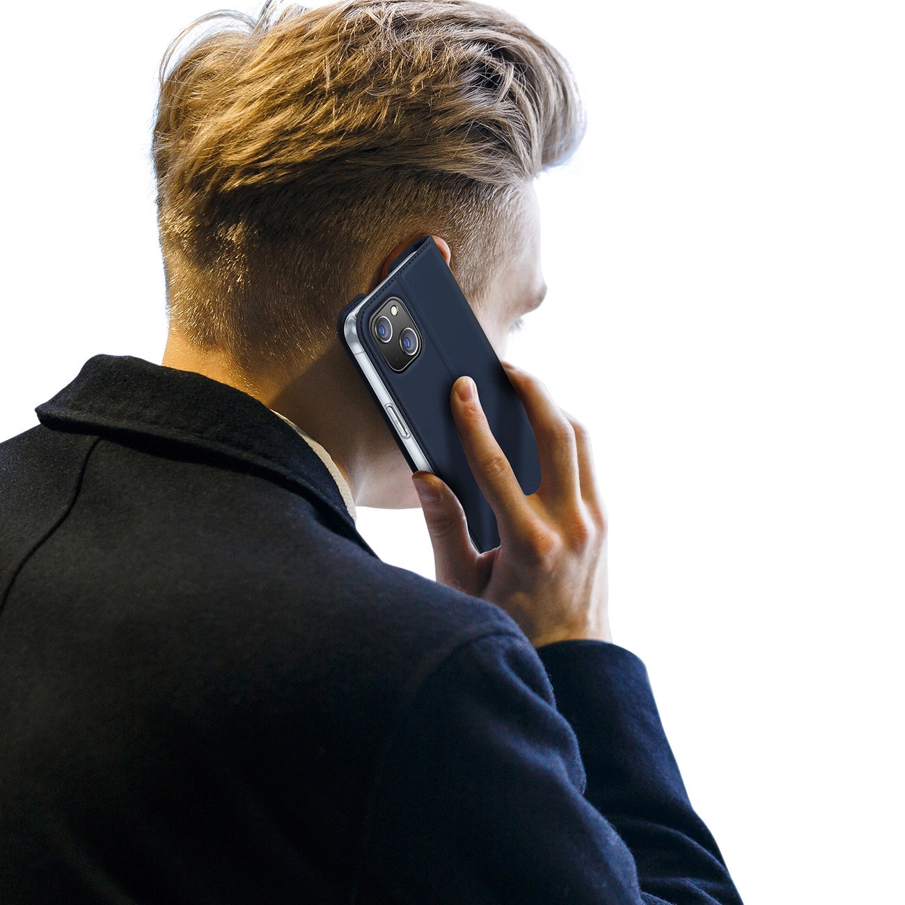 Dux Ducis Skin Pro Holster Flip Cover for iPhone 14 Plus blue_7