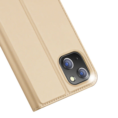 Dux Ducis Skin Pro Holster Flip Cover for iPhone 14 Plus gold_2