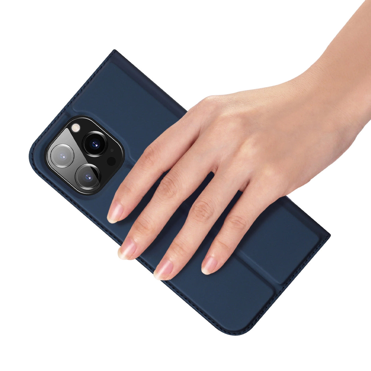 Dux Ducis Skin Pro Holster Flip Cover for iPhone 14 Pro Max blue_5