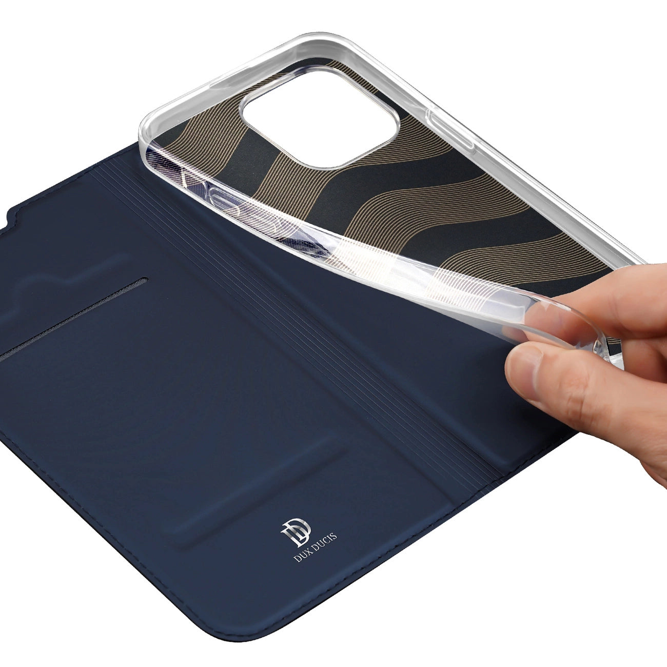Dux Ducis Skin Pro Holster Flip Cover for iPhone 14 Pro Max blue_6