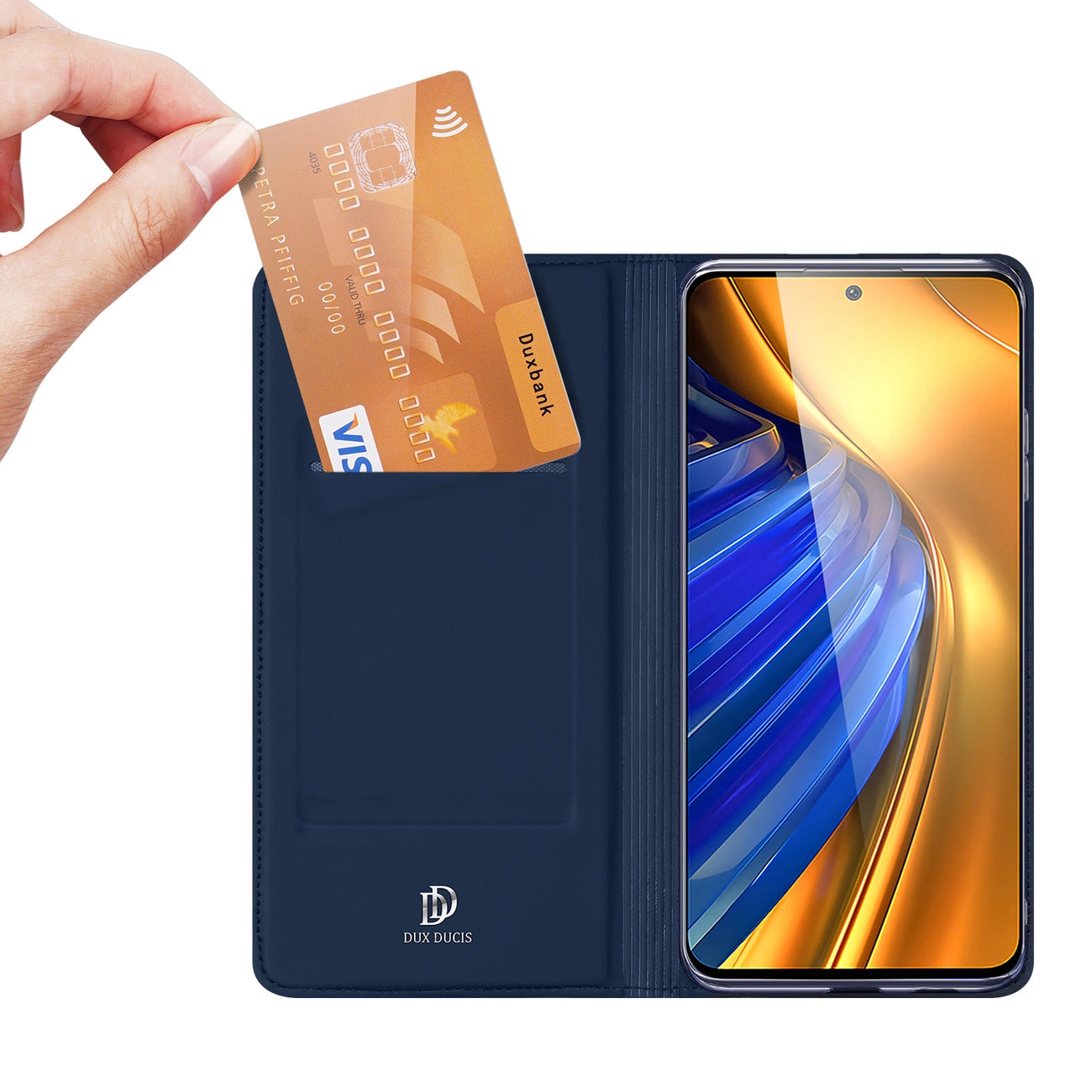Dux Ducis Skin Pro Holster Cover Flip Cover for Xiaomi Poco F4 5G blue_1