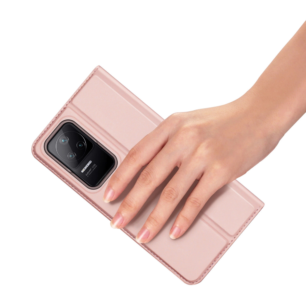 Dux Ducis Skin Pro Holster Cover Flip Cover for Xiaomi Poco F4 5G pink_6