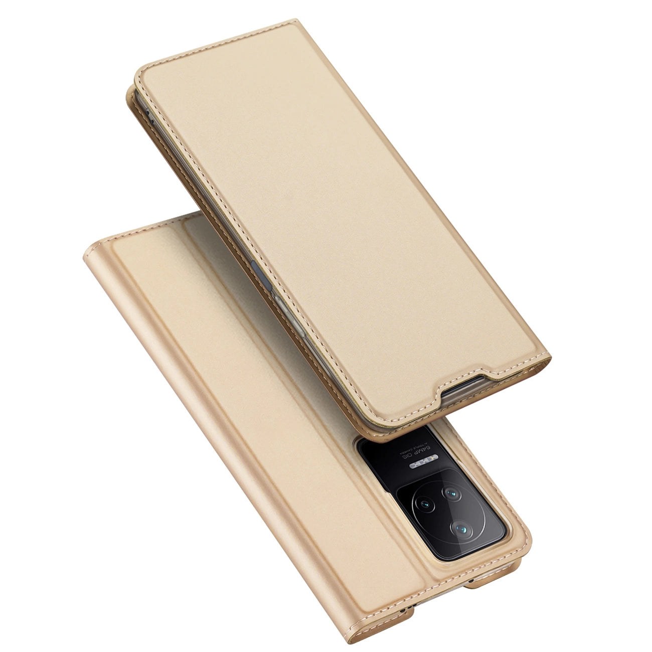 Dux Ducis Skin Pro Holster Cover Flip Cover for Xiaomi Poco F4 5G gold_0