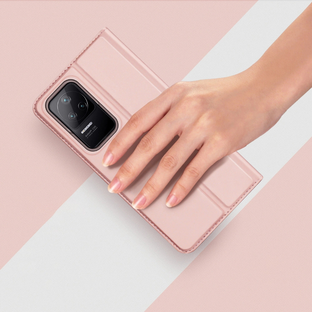 Dux Ducis Skin Pro Holster Cover Flip Cover for Xiaomi Poco F4 5G gold_12