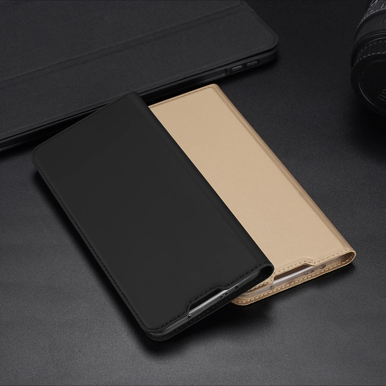 Dux Ducis Skin Pro Holster Cover Flip Cover for Xiaomi Poco F4 5G gold_17