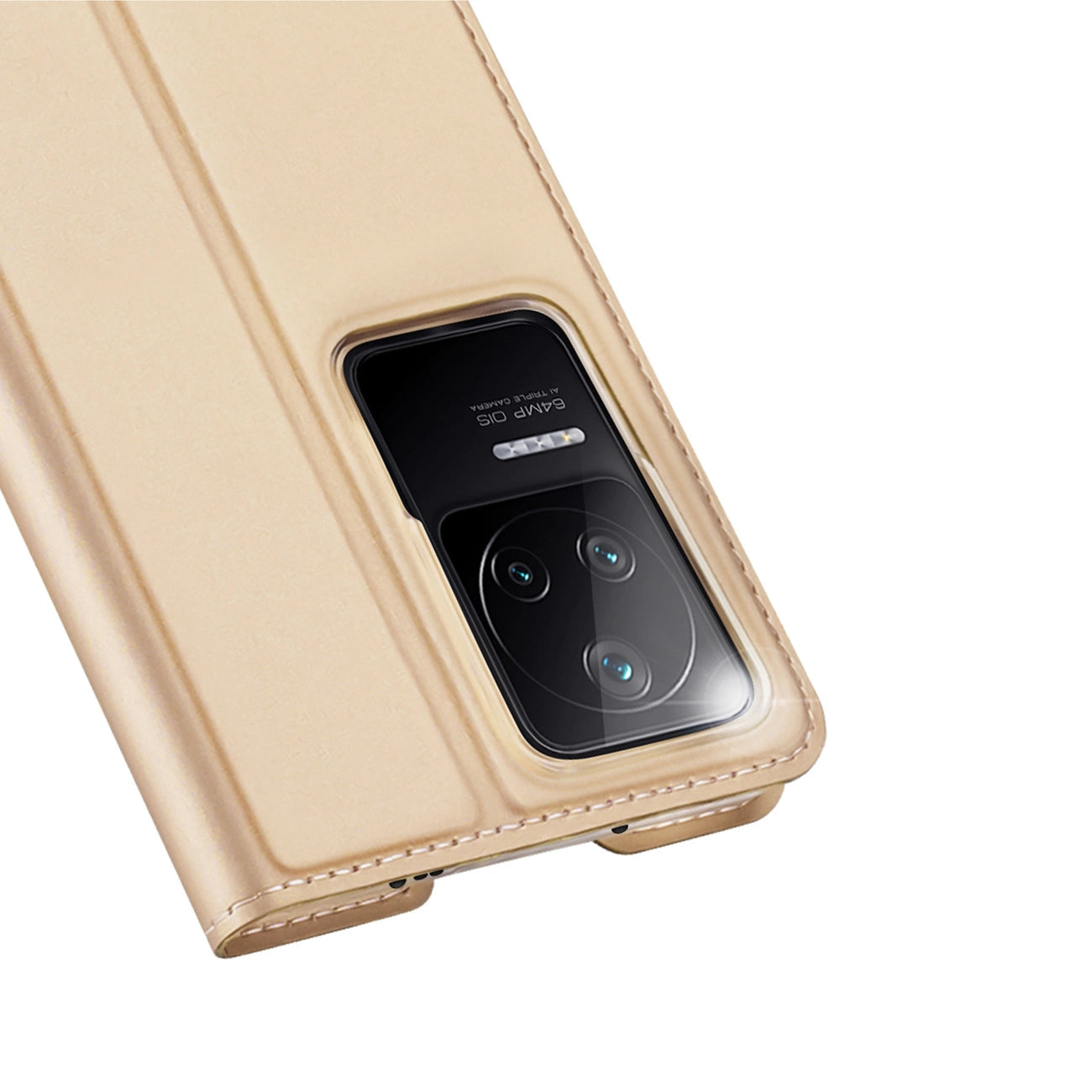 Dux Ducis Skin Pro Holster Cover Flip Cover for Xiaomi Poco F4 5G gold_2