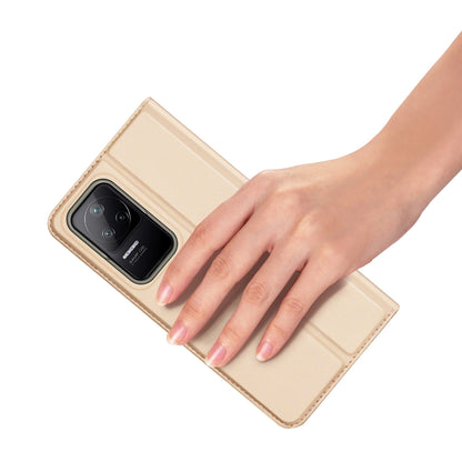 Dux Ducis Skin Pro Holster Cover Flip Cover for Xiaomi Poco F4 5G gold_6