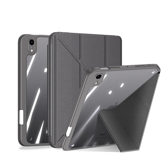 Dux Ducis Magi case for iPad mini 2021 smart cover with stand and storage for Apple Pencil gray_0