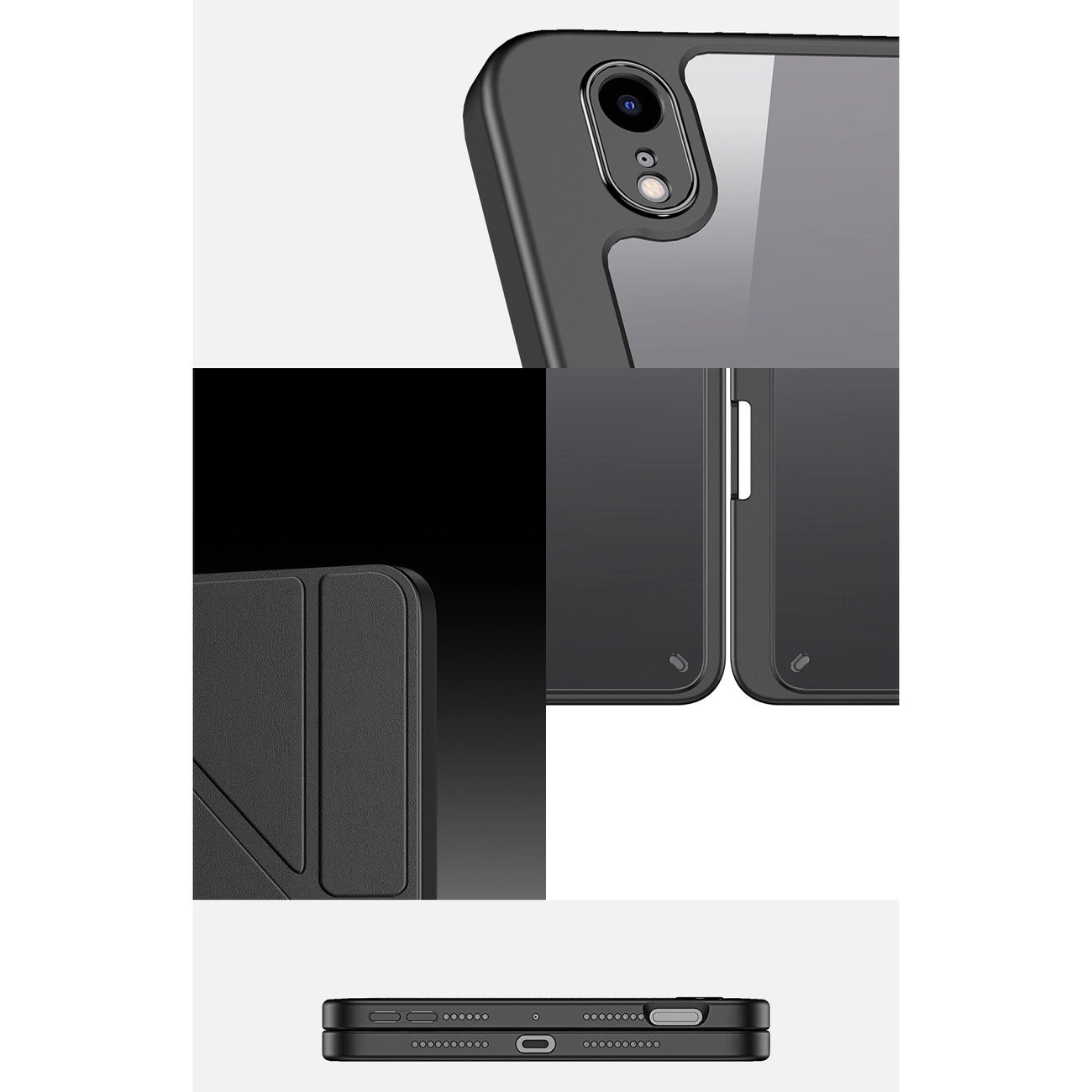 Dux Ducis Magi case for iPad mini 2021 smart cover with stand and storage for Apple Pencil gray_18