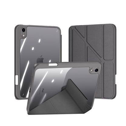 Dux Ducis Magi case for iPad mini 2021 smart cover with stand and storage for Apple Pencil gray_1