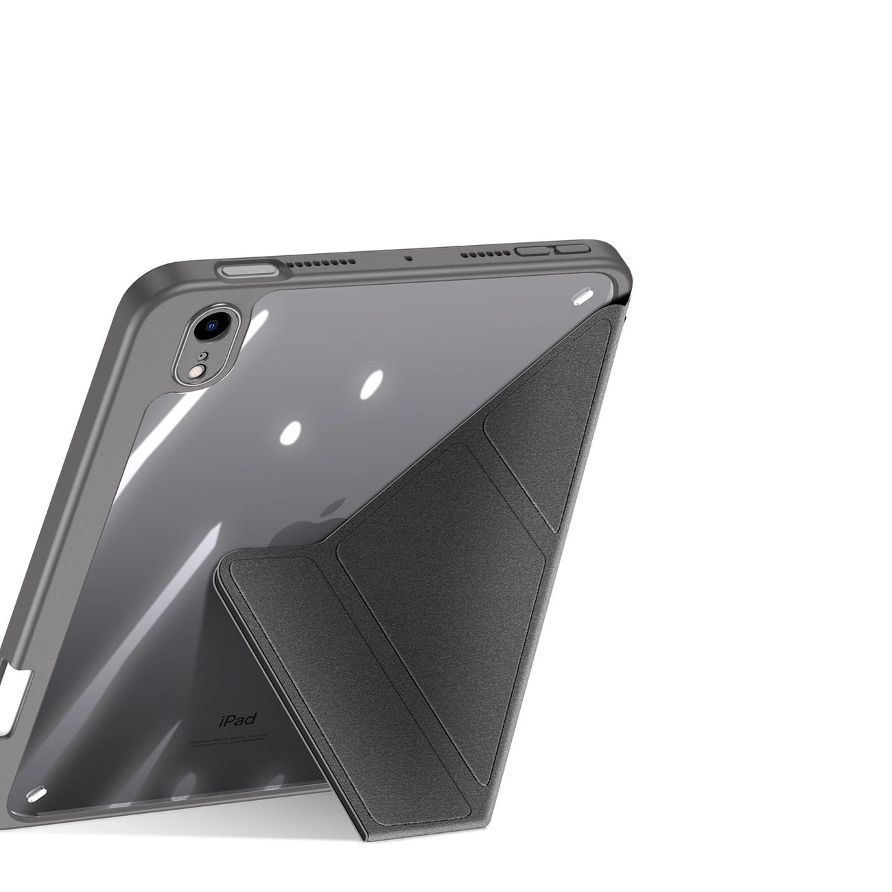 Dux Ducis Magi case for iPad mini 2021 smart cover with stand and storage for Apple Pencil gray_6