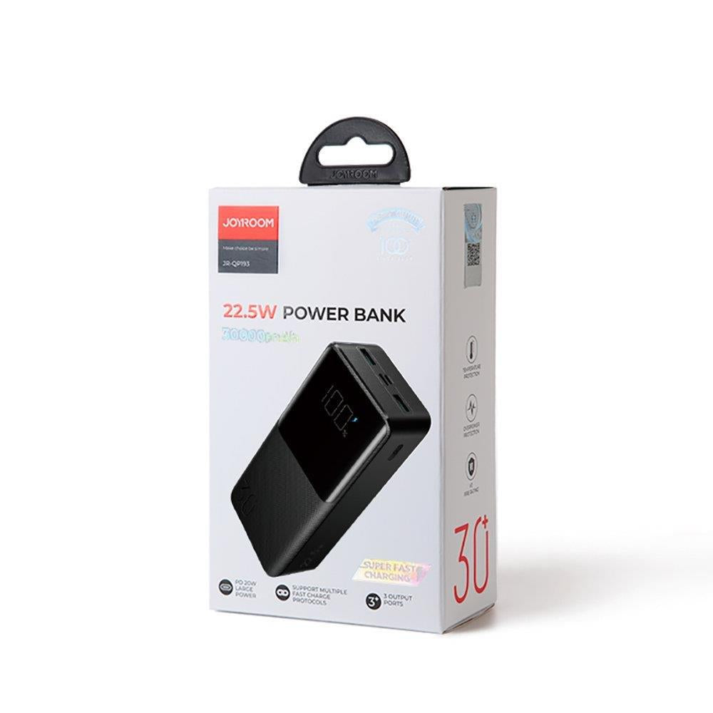 Joyroom power bank 30000mAh 22.5W PD QC3.0 AFC black (JR-QP193)_4