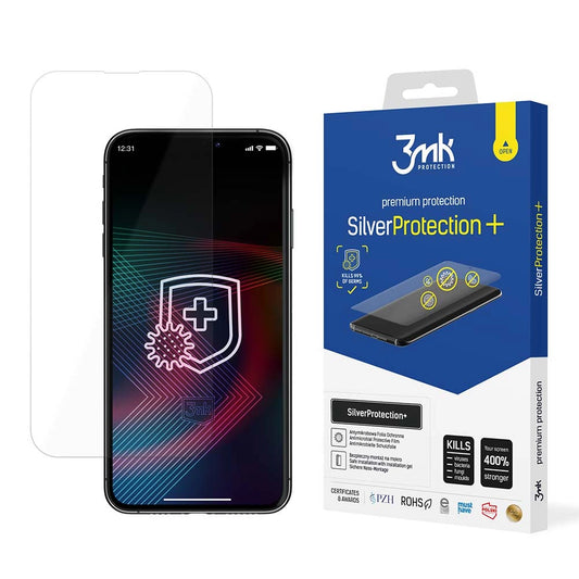 iPhone 14 Pro Max / 14 Plus Antibacterial Gaming Screen Film 3mk Silver Protection+_0