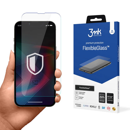 Tempered glass for iPhone 14 Pro / iPhone 14 hybrid flexi 7H from the 3mk FlexibleGlass series_0