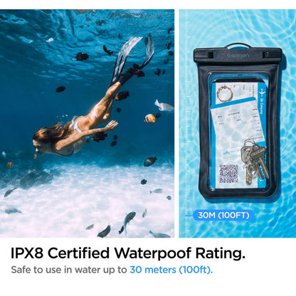 Spigen Spigen Aqua Shield A601 case waterproof IPX8 - black 2 pcs._11
