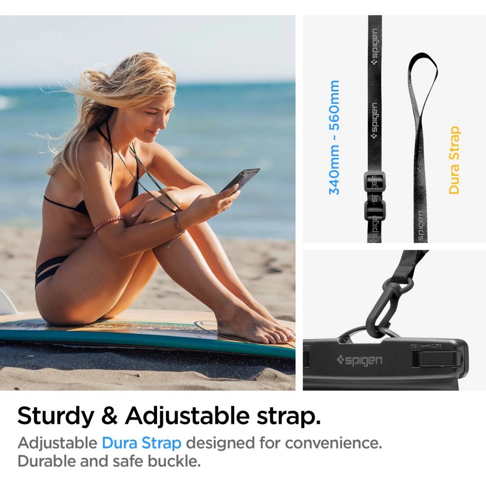 Spigen Spigen Aqua Shield A601 case waterproof IPX8 - black 2 pcs._13