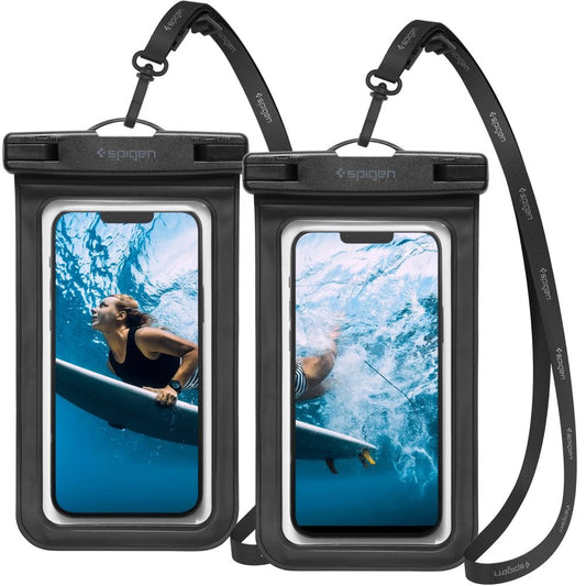 Spigen Spigen Aqua Shield A601 case waterproof IPX8 - black 2 pcs._0