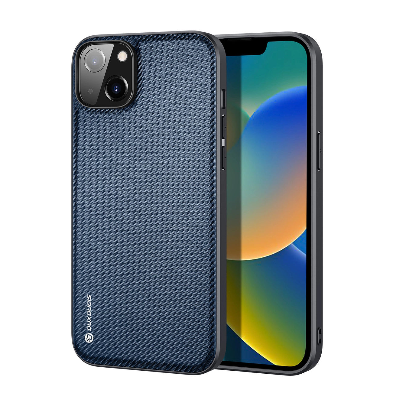 Dux Ducis Fino case cover iPhone 14 Plus blue nylon_0