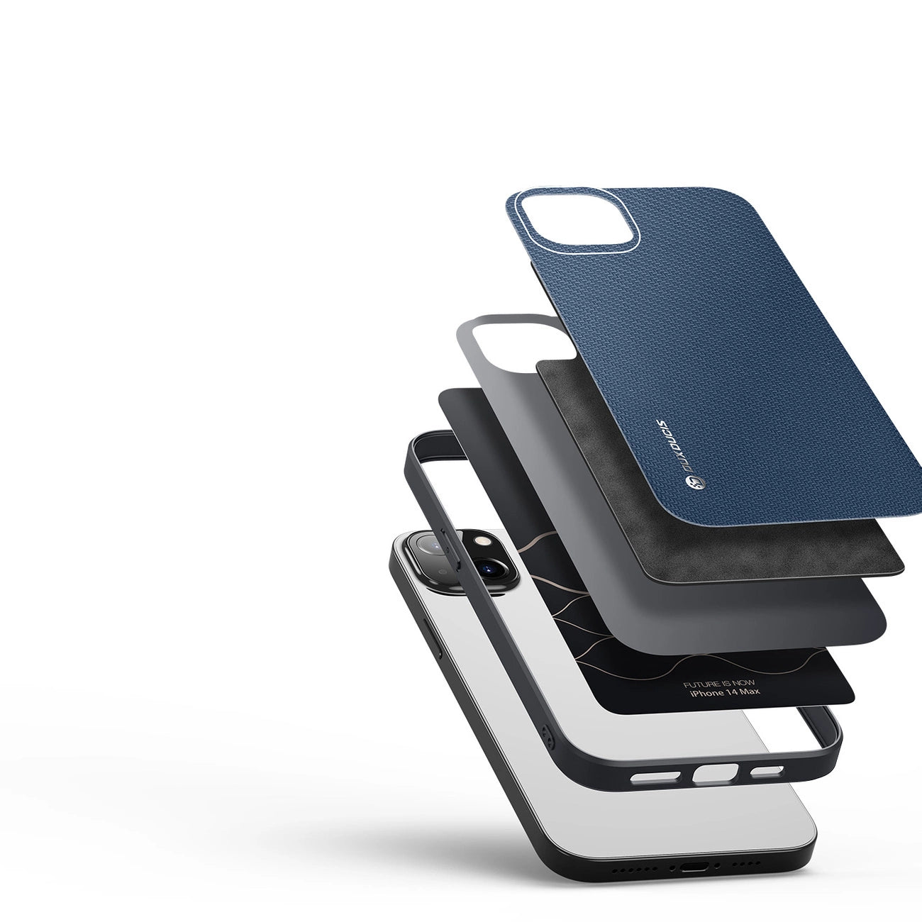 Dux Ducis Fino case cover iPhone 14 Plus blue nylon_1