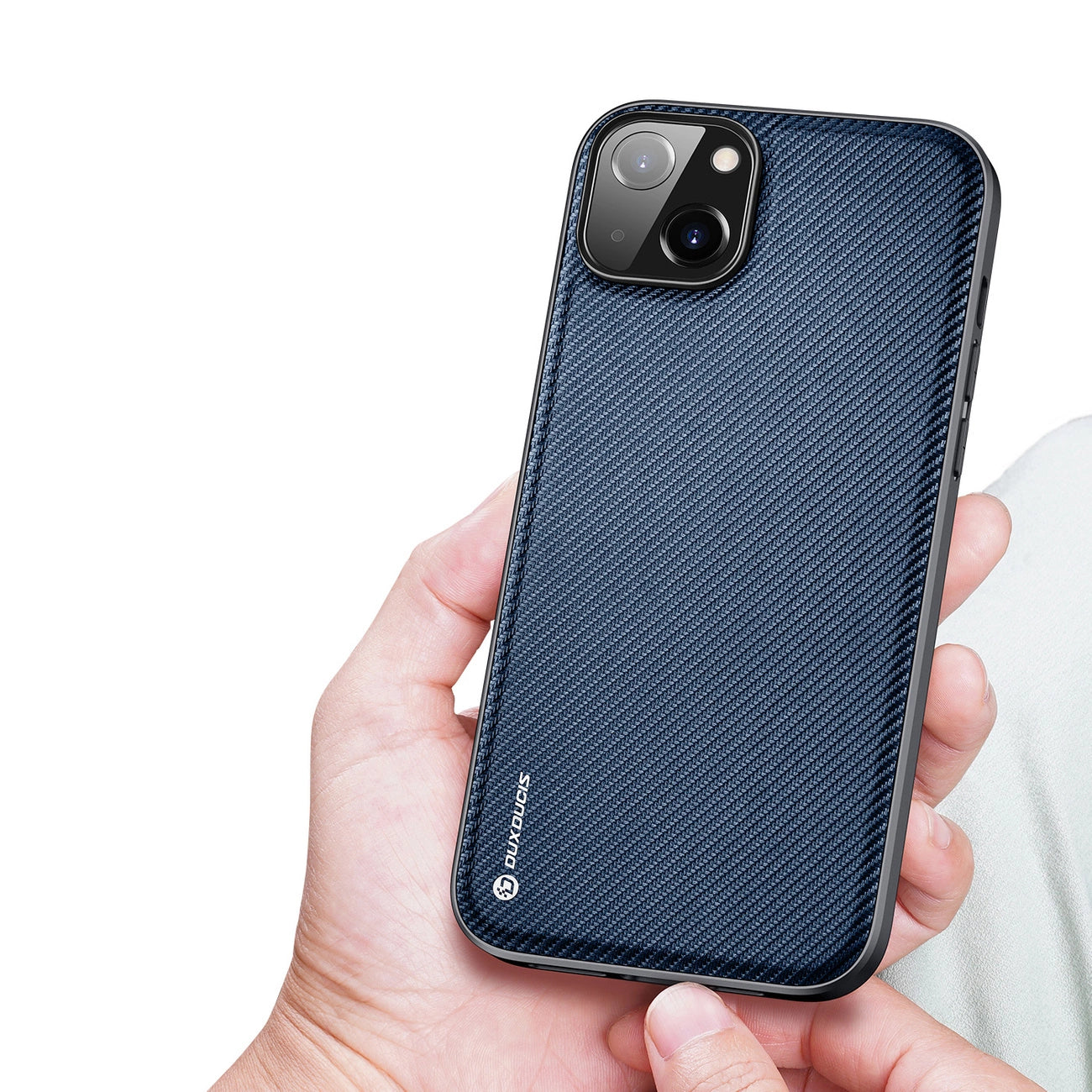 Dux Ducis Fino case cover iPhone 14 Plus blue nylon_3