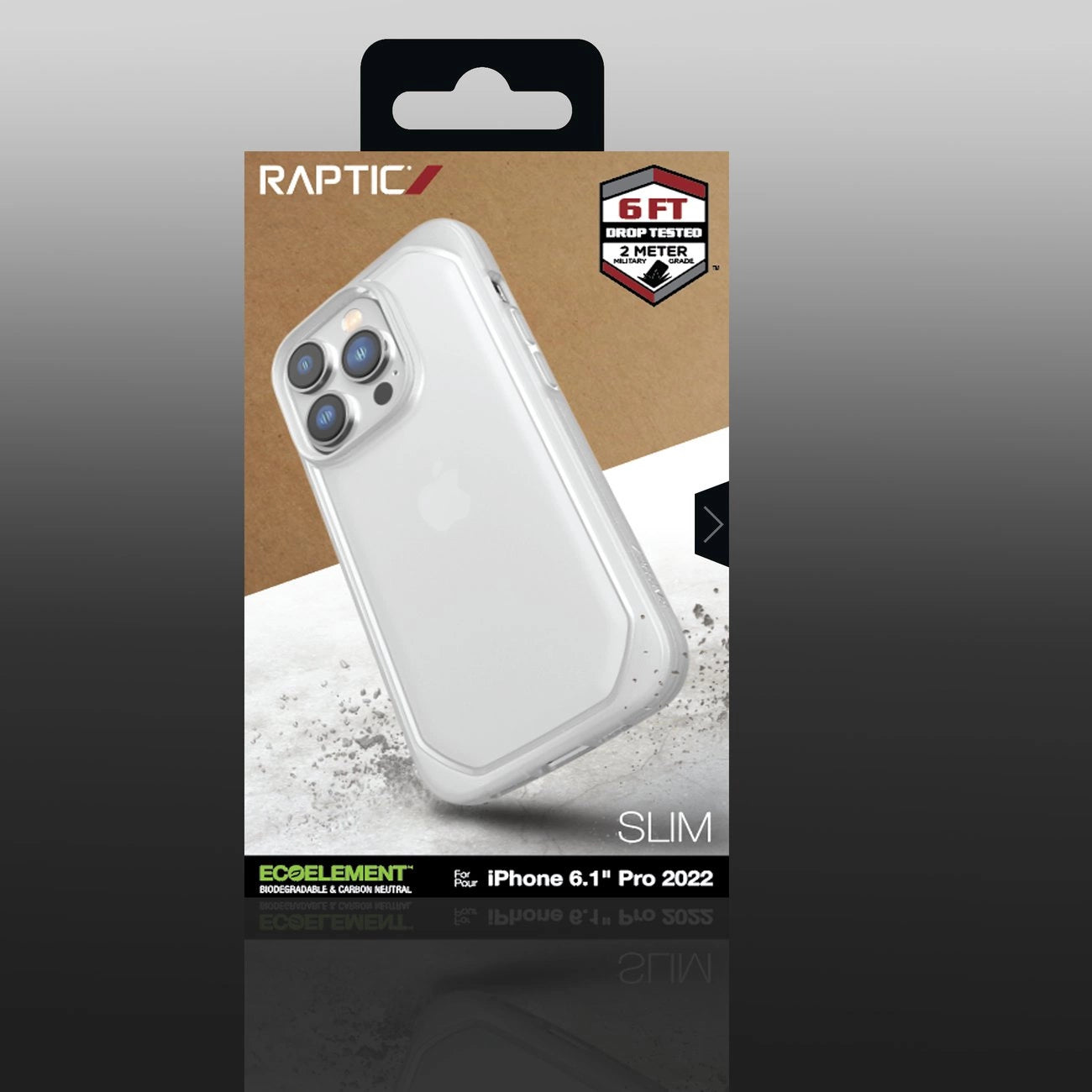 Raptic X-Doria Slim Case iPhone 14 Pro back cover clear_4