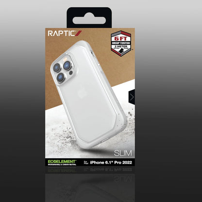 Raptic X-Doria Slim Case iPhone 14 Pro back cover clear_4