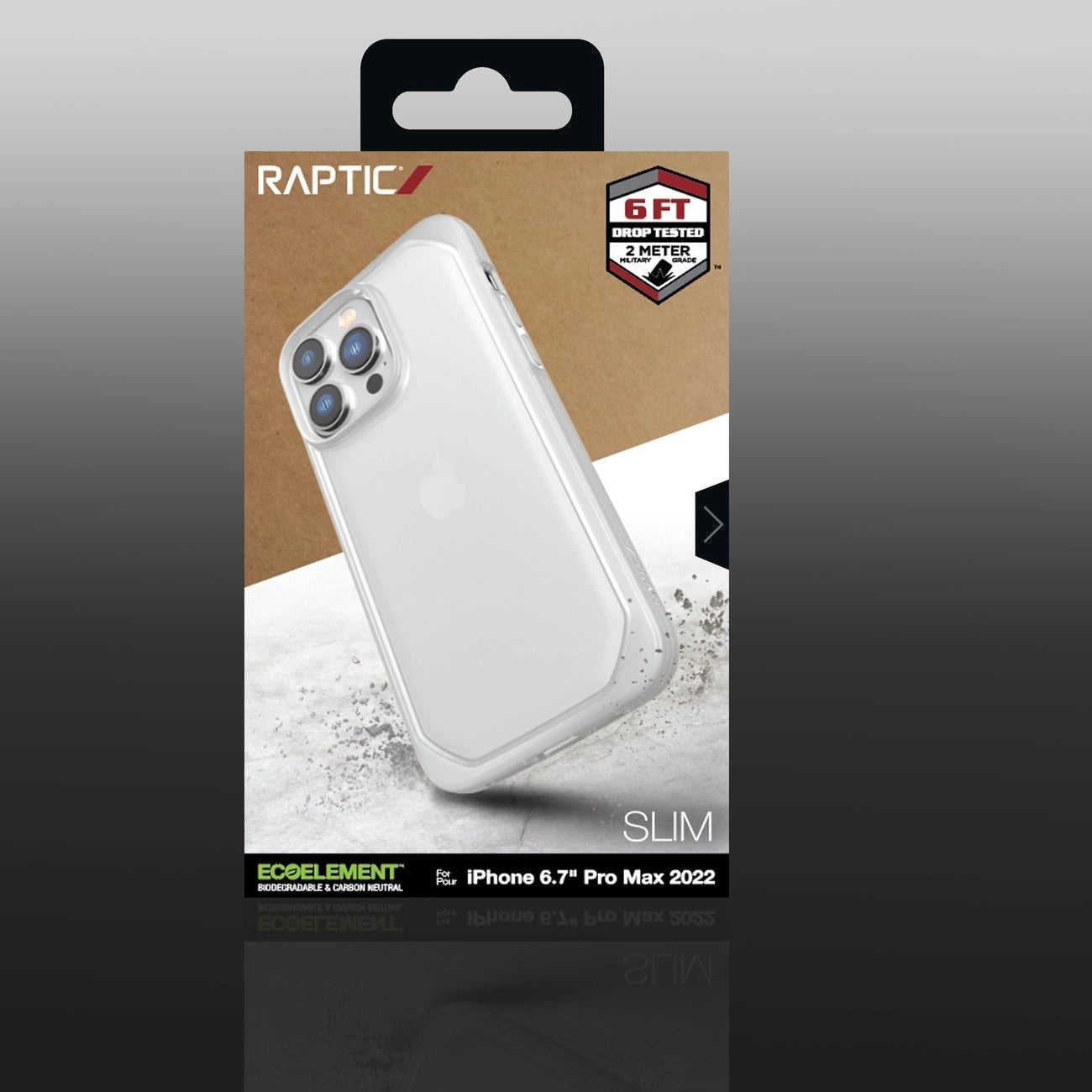 Raptic X-Doria Slim Case iPhone 14 Pro Max back cover transparent_4