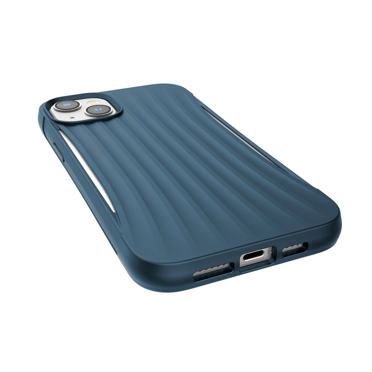 Raptic X-Doria Clutch Case iPhone 14 back cover blue_5