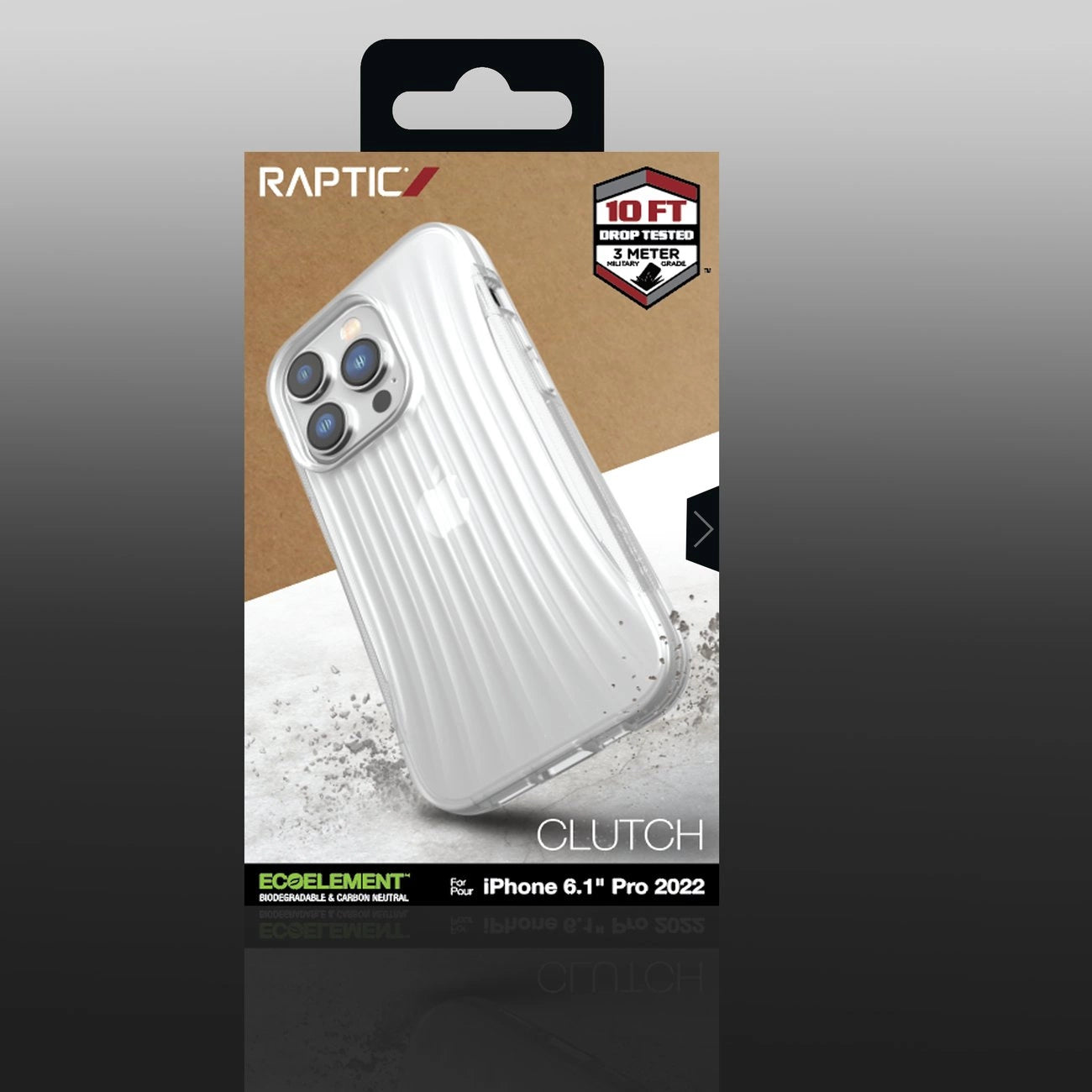 Raptic X-Doria Clutch Case iPhone 14 Pro back cover transparent_4