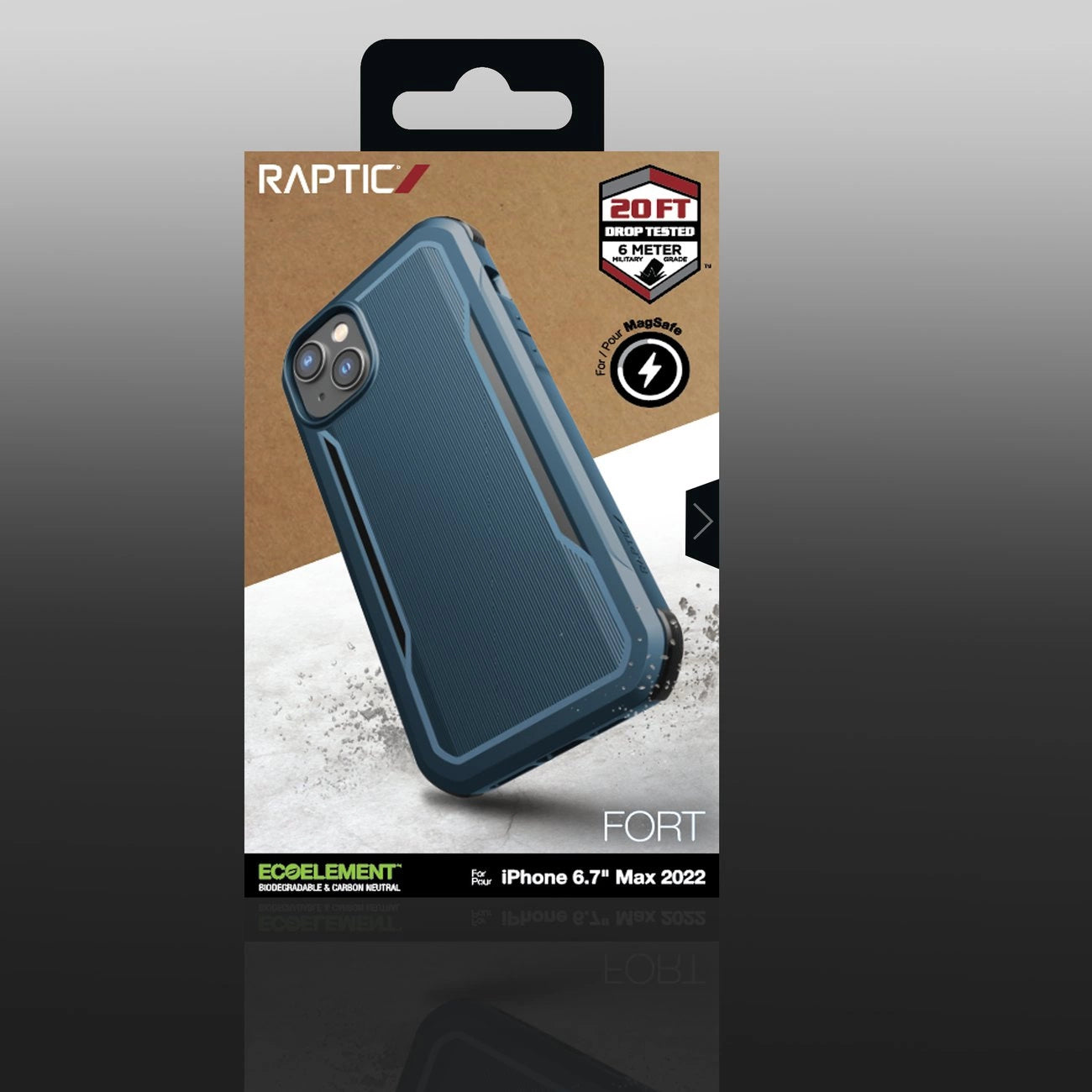 Raptic X-Doria Fort Case iPhone 14 Plus with MagSafe armored blue cover_4